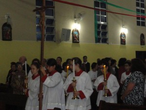 Todas as comunidades participaram da liturgia