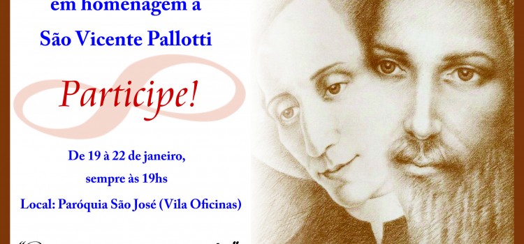 Paróquia realiza Tríduo e Missa Solene em homenagem à São Vicente Pallotti! Participe!