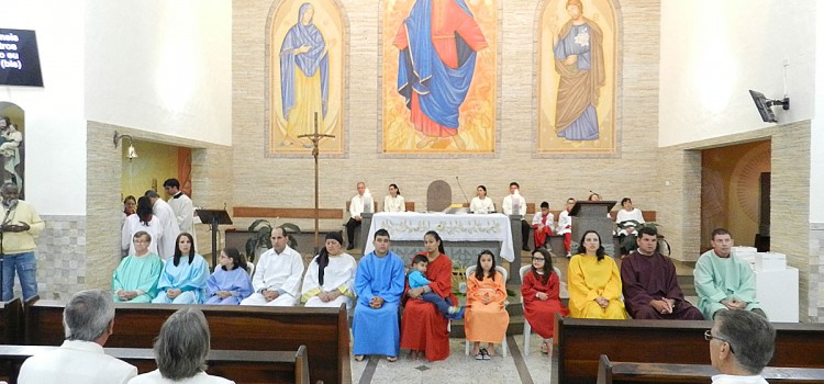 Missa de Lava Pés 2016 na paróquia