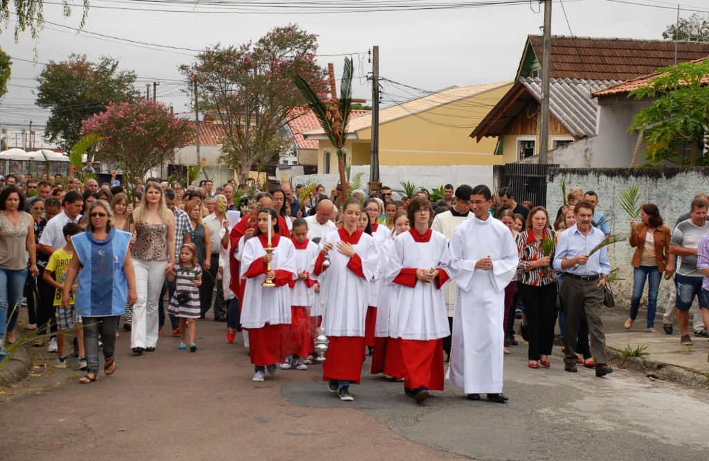 Procissão de Ramos na Matriz