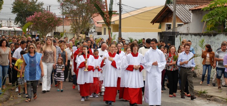 Paróquia da  início à Semana Santa! Confira a programação e venha rezar conosco!