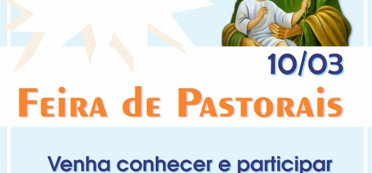 Paróquia realiza 1º Feira das Pastorais no dia 10 de março