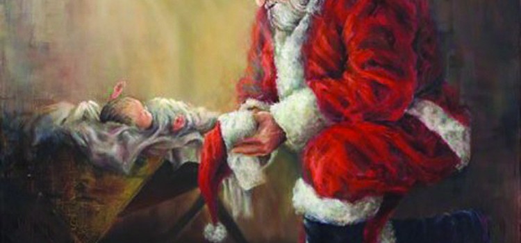 O Menino Jesus e o Papai Noel